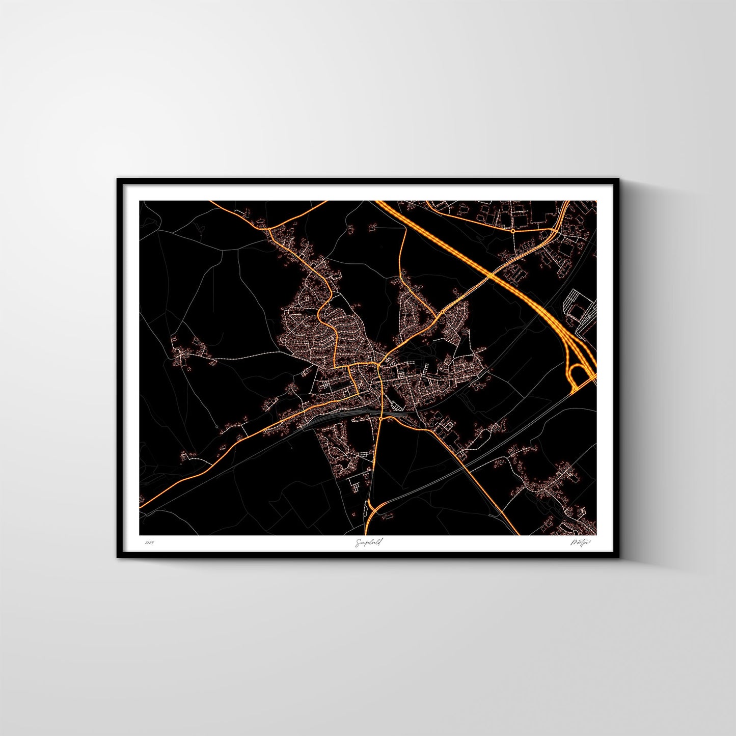 City light map - Simpelveld (horizontaal)