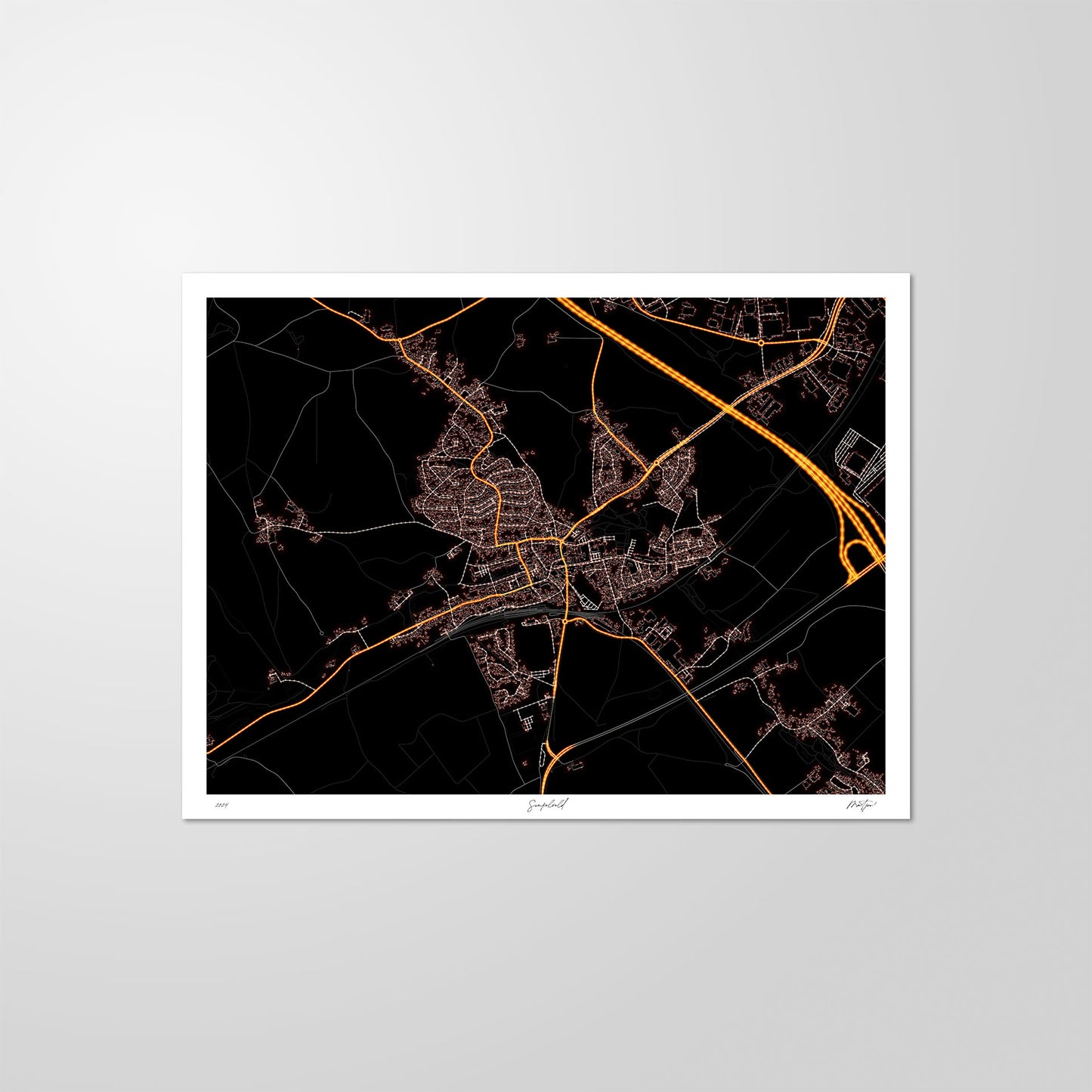 City light map - Simpelveld (horizontaal)